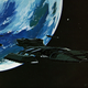 Illustration for article titled Original Battlestar Concept Paintings for Cylons, Ships, and Bug People